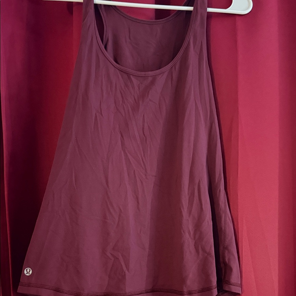 Lululemon Athletica Deep Red Tank Top